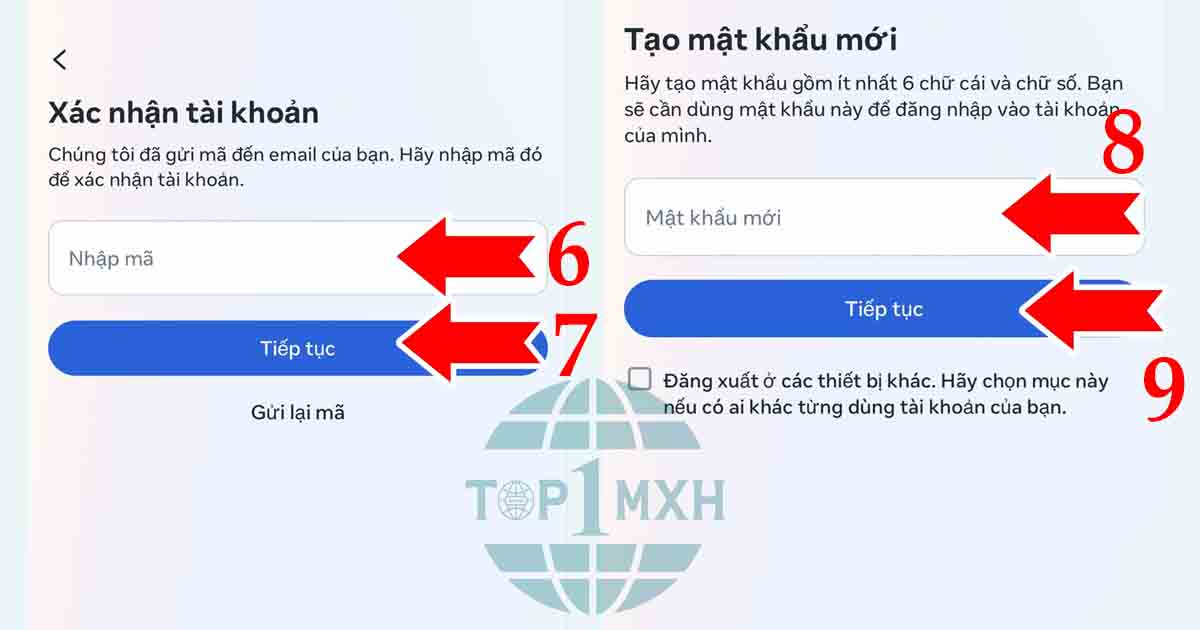 lấy lại mật khẩu facebook bằng số điện thoại