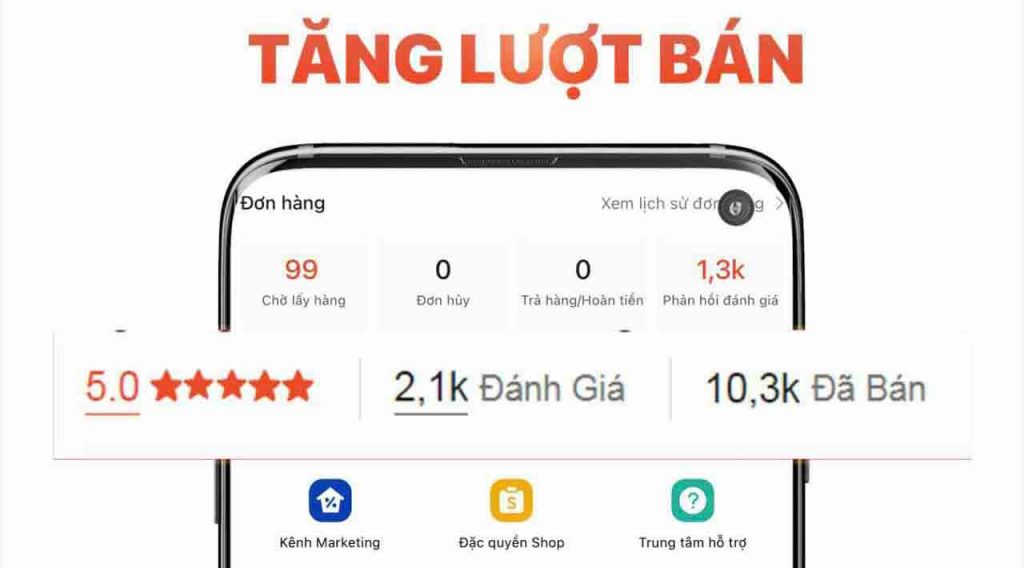 Dịch Vụ Đặt Đơn Ảo Shopee